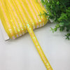 3 yards 13mm Sequins Ribbon Lace Trim Sequin Fabric For Dress Clothes Headdress Bridal Sewing Accessories DIY