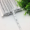 3 yards 13mm Sequins Ribbon Lace Trim Sequin Fabric For Dress Clothes Headdress Bridal Sewing Accessories DIY