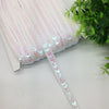3 yards 13mm Sequins Ribbon Lace Trim Sequin Fabric For Dress Clothes Headdress Bridal Sewing Accessories DIY