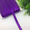 3 yards 13mm Sequins Ribbon Lace Trim Sequin Fabric For Dress Clothes Headdress Bridal Sewing Accessories DIY
