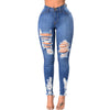 30h Denim Jeans Women Hole Female High Waist Jeans for Women Stretch Slim Sexy Tight Oversized Pencil Pants