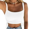 35# Crop Top Women Sexy One Shoulder Belt Tank Tops Hollow Wrinkled Bandage Vest Summer Camisole Top 2022 топ женский