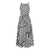 40# Halter Stripe Print Maxi Dress Women Sexy Sleeveless O-neck Summer Dress Bohemian Casual Dresses For Women robe Femme