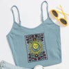 40#Ladies rose sun print V-neck camisole top summer short women t shirt moda verao camisetas de mujer blusa sexy mujer