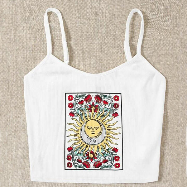 40#Ladies rose sun print V-neck camisole top summer short women t shirt moda verao camisetas de mujer blusa sexy mujer