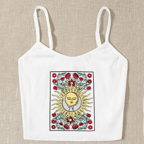 40#Ladies rose sun print V-neck camisole top summer short women t shirt moda verao camisetas de mujer blusa sexy mujer