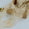 4cm Wide Exquisite Embroidery Mesh Gold Thread Tulle Lace DIY Neckline Cuff Skirt Swing Dress Bouquet High-end Gift Boxed Ribbon