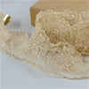 4cm Wide Exquisite Embroidery Mesh Gold Thread Tulle Lace DIY Neckline Cuff Skirt Swing Dress Bouquet High-end Gift Boxed Ribbon