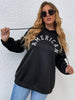 4xl Plus Size Hooded Sweatshirts for Women Ladies Autumn Winter 2023 Large Size Hoodie Oversize Loose Black Pullovers Casual Top