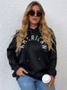 4xl Plus Size Hooded Sweatshirts for Women Ladies Autumn Winter 2023 Large Size Hoodie Oversize Loose Black Pullovers Casual Top