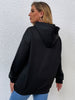 4xl Plus Size Hooded Sweatshirts for Women Ladies Autumn Winter 2023 Large Size Hoodie Oversize Loose Black Pullovers Casual Top