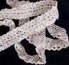 5 Meters/lot 2cm Width Ruffled Stretch Lace Fabric Cotton Elastic Lace Trim Bridal Dress Lace Costume Design Decoration