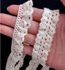 5 Meters/lot 2cm Width Ruffled Stretch Lace Fabric Cotton Elastic Lace Trim Bridal Dress Lace Costume Design Decoration