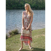 Women's Summer Maxi Dress Casual Floral V Neck Cap Sleeves Boho High Low Flowy Midi Long Sun Dresses