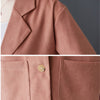 #5212 Black Pink Blue Casual Vintage Blazer Women Plus Size Blazer Long Loose Retro Women Blazers And Jackets Thin Spring Autumn