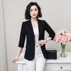 #5262 Black White Office Blazer Women Single Button Slim Korean Style Plus Size Formal Blazer Woman Thin Suit Jacket Spring 2022