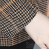 #5266 Spring Autumn Plaid Blazer Women Long Sleeved Slim Casual Blazer Coat Female Single Button Vintage Blazer Woman Middle Age