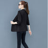 #5271 Black White Grey Cotton Linen Blazer Women Thin Casual Suit Jacket Female Slim Short Womens Blazers Three Quarter Sleeved