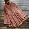 5843 spring women sweety mori girl hollow embroidery blouse V-Neck long sleeve Cotton women loose shirt tops