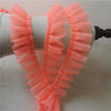 5CM Wide Double Layers Mesh Pleated Lace Ribbon Fold Ruffle Trim Guipure Fabric Appliques Dresses DIY Sewing Trimmings Supplies