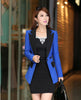 5Colors New Autumn Spring Elegant Women Blazers Coat Notched Patchwork Fashion Slim Ladies Suits Jackets Long Sleeve S11-2