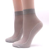 5Pair Women Socks Female Socks Summer Skin Color/Black Sock Thin Transparent Socks Elastic Short Wear-Resistant Botto Sokken