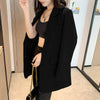 5XL Jacket Women 2022 Autumn and Winter Korean Style Elegant Loose Single-breasted Ladies Long-sleeved Suit