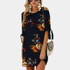 5XL Large Size New Arrival Summer Dress Women Vestidos Plus Size Casual Straight Floral Print Dress Big Size Short Party Dresses