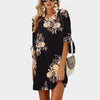 5XL Large Size New Arrival Summer Dress Women Vestidos Plus Size Casual Straight Floral Print Dress Big Size Short Party Dresses