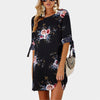 5XL Large Size New Arrival Summer Dress Women Vestidos Plus Size Casual Straight Floral Print Dress Big Size Short Party Dresses