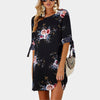 5XL Large Size New Arrival Summer Dress Women Vestidos Plus Size Casual Straight Floral Print Dress Big Size Short Party Dresses