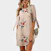 5XL Large Size New Arrival Summer Dress Women Vestidos Plus Size Casual Straight Floral Print Dress Big Size Short Party Dresses