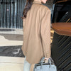 5XL Large Size Women's Office Jacket  Autumn and Winter Double-breasted Loose Long-sleeved Ladies Jacket Elegant