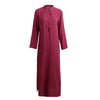 5XL Plus Size Vestidos Spring Fashion Women Sexy Casual Shirt Dress Long Sleeve Deep V Neck Split Solid Long Maxi Dress