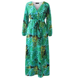 5XL Plus Size Women Long Sleeve Maxi Dress Bohemian Empire V-Neck Sexy Dress Chiffon Party Lantern Sleeve Casual Dress Vestidos