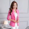 5Xl 4Xl 3Xl Plus Size Slim Fit Women Blazer Fashion Casual Ladies Female Thin Cotton And Linen Outwear Suit Jackets A3632