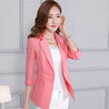 5Xl 4Xl 3Xl Plus Size Slim Fit Women Blazer Fashion Casual Ladies Female Thin Cotton And Linen Outwear Suit Jackets A3632