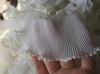 6CM Wide Embroidery White flower lace fabric trim ribbon DIY sewing Ruffle applique collar wedding dress guipure cloth decor