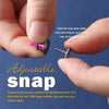 7/32MM Nail-free Waist Buckle Slimmer Adjustable Removable Snap Button Waist Closing Artifact Pant Clothing Sewing Accessories