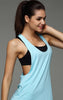 8 Color Summer Sexy Sporting Women Tank Top Fitness Workout Tops Gyming Women Sleeveless Shirts Sporting Quick Drying Loose Vest