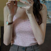 8 colors korean ins style camisole women Sexy tank top female Spring and summer 2022 sleeveless slim crop tops womens (X1361)