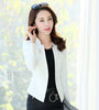 Spring Autumn New Fashion Women Blazer Casual One Button Small Suit Jacket Ladies Short Coats Tops Trend