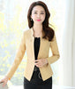 Spring Autumn New Fashion Women Blazer Casual One Button Small Suit Jacket Ladies Short Coats Tops Trend