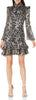 Women's Floral Printed Chiffon Gown