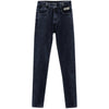 843 Fall Women High Waist Jeans Stretch Skinny Korean Style All-Match Chic Double Button High Street Female Denim Pants
