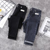 843 Fall Women High Waist Jeans Stretch Skinny Korean Style All-Match Chic Double Button High Street Female Denim Pants