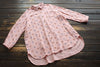 8753 Spring Women Long Shirt Japan Style Literary Turndown Collar Print Cotton Long Sleeve Loose Blouse Women
