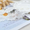 9/19yards Width 5cm White Water Soluble Polyester Lace Trim Lace Fabric Ribbons DIY Dress Clothing Skirt Curtain Accessories