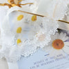 9/19yards Width 5cm White Water Soluble Polyester Lace Trim Lace Fabric Ribbons DIY Dress Clothing Skirt Curtain Accessories