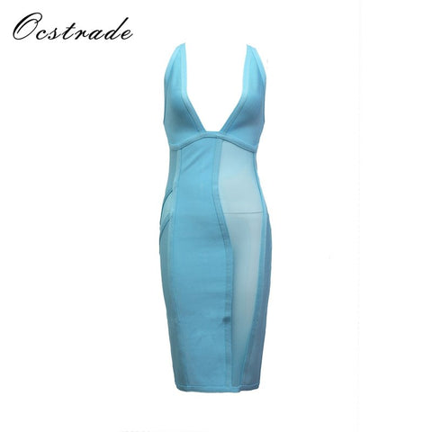 MESH RAYON HIGH QAULITY BANDAGE DRESS
